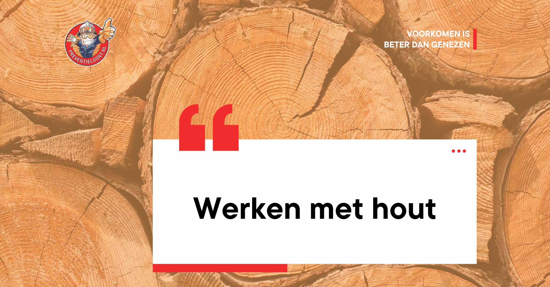werken met hout